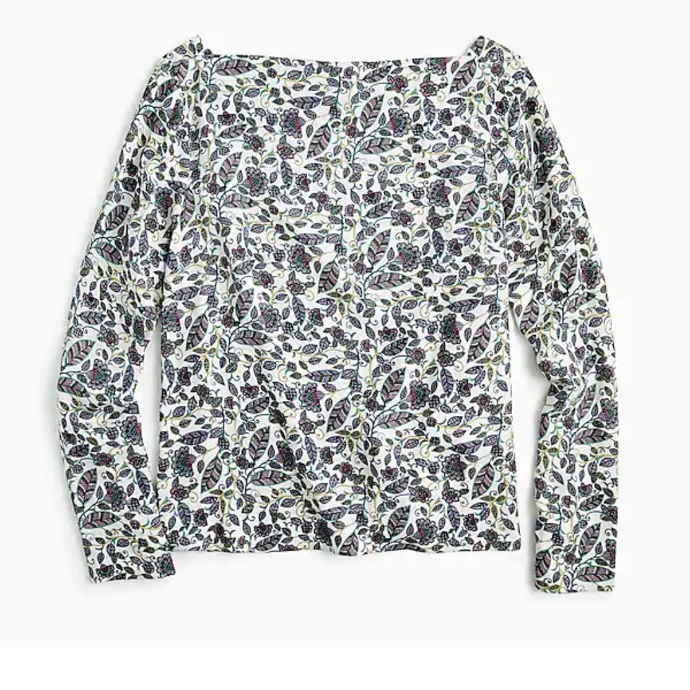 NWT JCrew Drapey Boatneck, Medium